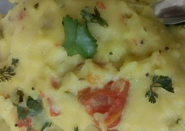 Learn How To Healthy south Indian spicy upma