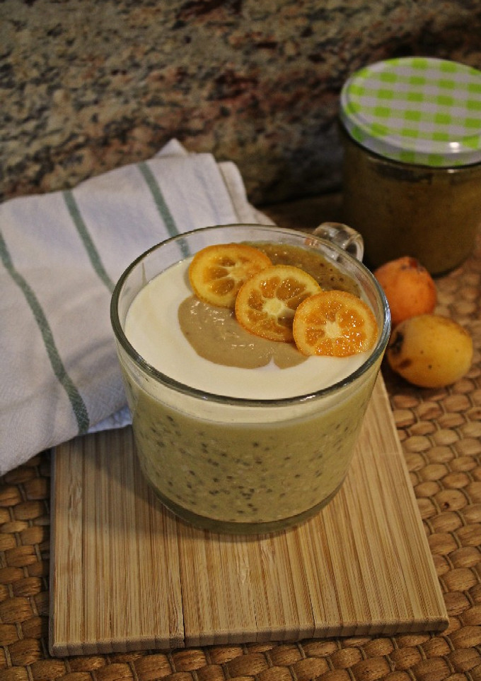 Una foto de Avena fresquita con mango