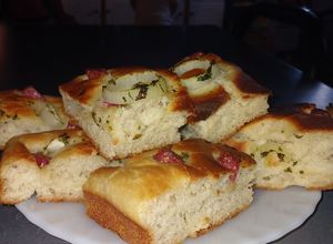 Una foto de Focaccia Rápida