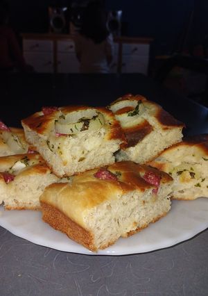 Una foto de Focaccia Rápida