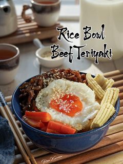 Foto resep Rice Bowl Beef Teriyaki