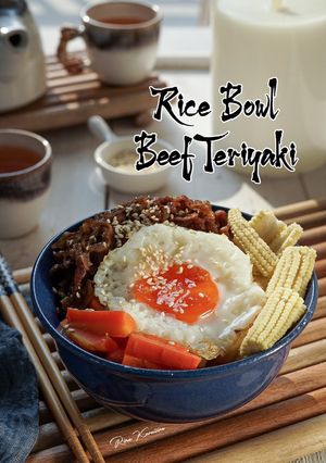 Foto resep Rice Bowl Beef Teriyaki