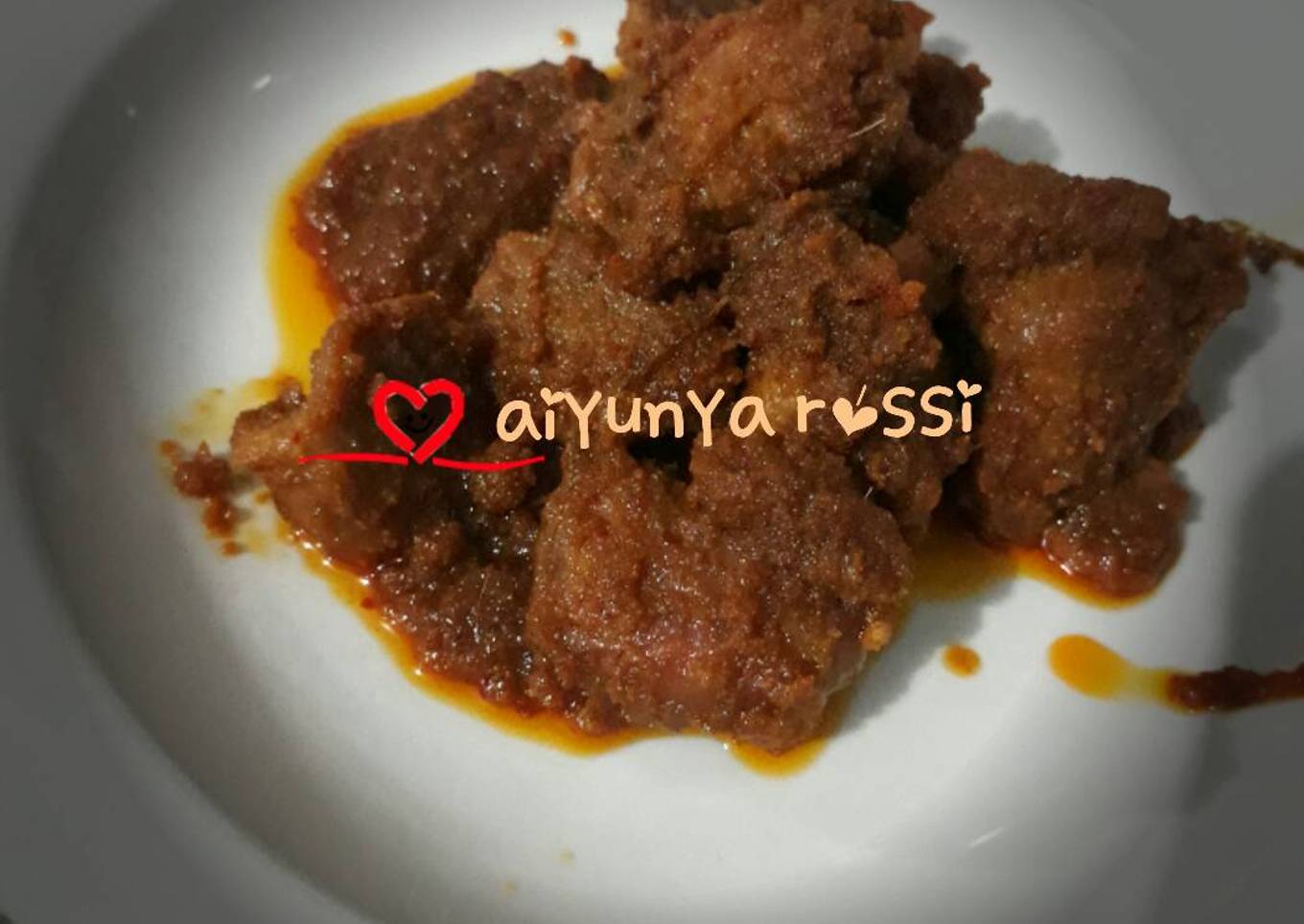 Rendang daging