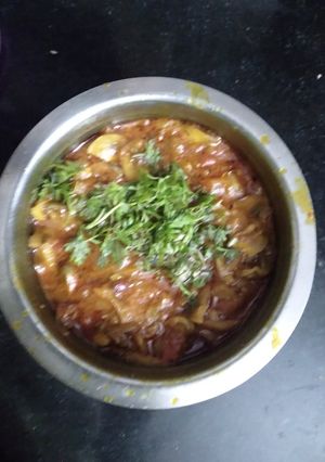 A picture of Mushroom Masala.