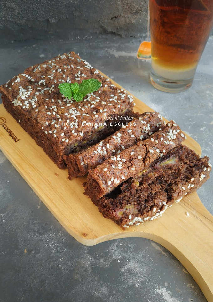 Foto resep Choco Banana Cake Eggless