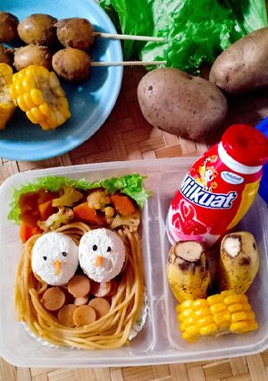 Foto resep Bird Nest Bento Box