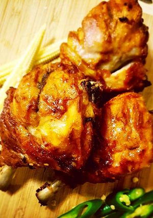รูปของ น่องไก่ปาปริก้าอบงา