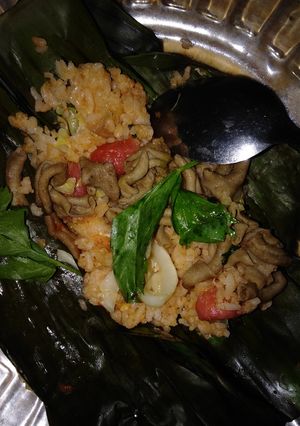 Foto resep Nasi Goreng Bakar Usus