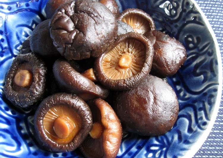 Simple Way to Prepare Quick Simmered Shiitake