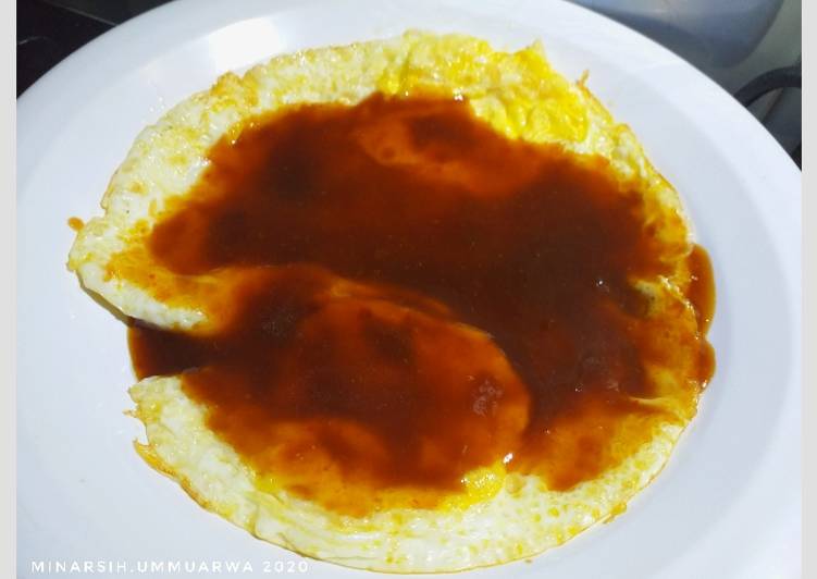 Langkah Mudah untuk memasak Telur Ceplok Pedas Manis Oriental #216⁸ Anti Gagal