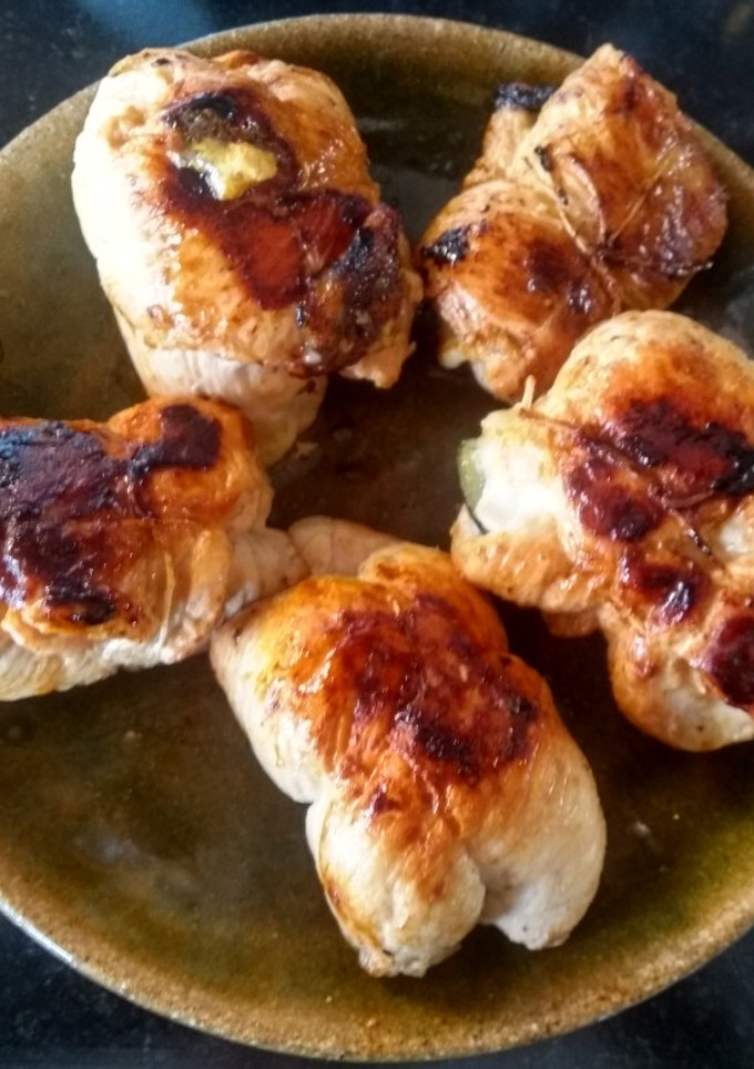 Una foto de Rollitos de pavo rellenos