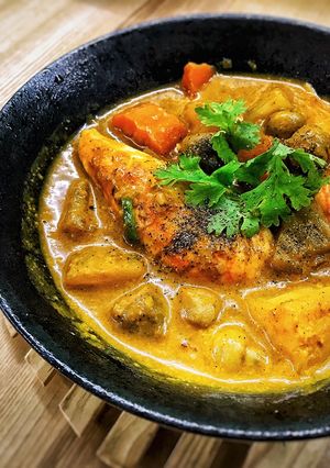 Hình của món Cà ry chay (siêu tốc).