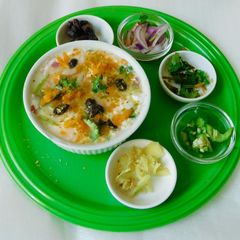A picture of Carrot onion raita.