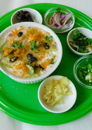 A picture of Carrot onion raita.