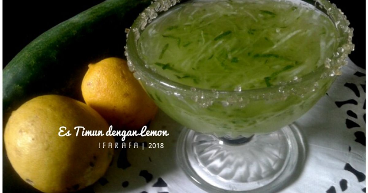 Es Roco Timun Resep Es Timun Dengan Lemon oleh IfaRaa - Cookpad