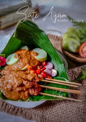 Foto resep Sate Ayam Bumbu Kacang
