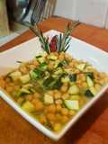 Zuppa vellutata di ceci e zucchine ♡