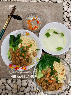 Foto resep Mie ayam jamur abang-abang