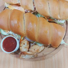 A picture of Subway sandwich.