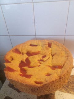 Una foto de Bizcochuelo con dulce de membrillo