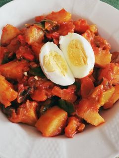 Una foto de Pisto de verduras