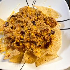 A picture of Dustin’s Chicken Fajita Crack filling.