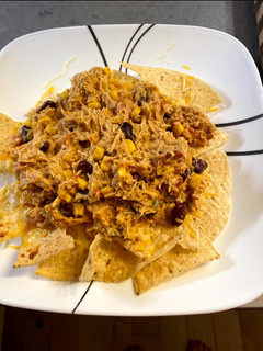 A picture of Dustin’s Chicken Fajita Crack filling.