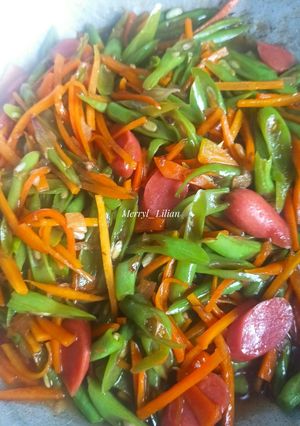 Foto resep Oseng Buncis Saos tiram