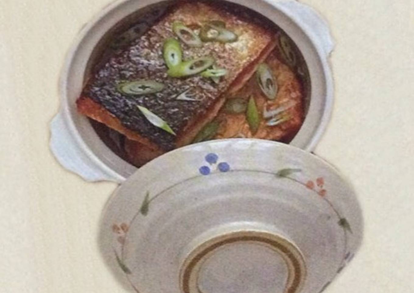 Claypot salmon 