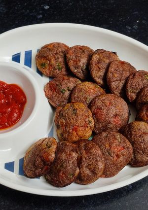 A picture of Ragi Flour Appe - South Indian Breakfast.
