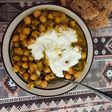 Ρεβύθια με κάρυ και γιαούρτι!