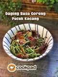 Daging Rusa Goreng Pucuk Kacang