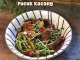 Daging Rusa Goreng Pucuk Kacang