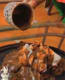 Hot sizzling brownie