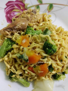 Foto resep Mie Telor Sayur