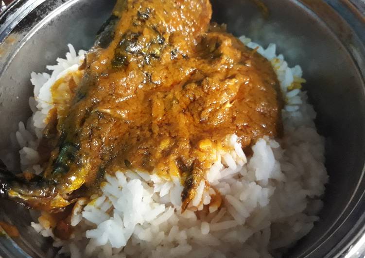 Recipe of Homemade Rice and ofe akwu