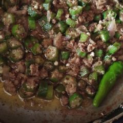 Bhindi keema A picture of Bhindi keema.