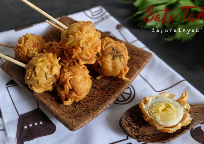  Cara termudah membuat Sate TaRa (Tahu Rambutan)  enak