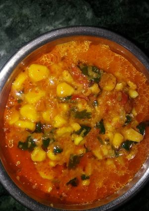 A picture of Creamy sweet corn sabji.