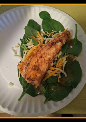 A picture of Pumpkin Spiced Salmon.