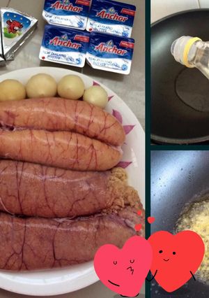 Hình của món Trứng cá thu đút lò.