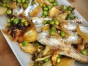 Una foto de jurel guisado con patatas