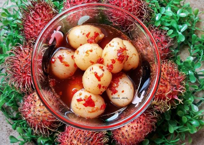 Cara Membuat Resep Asinan Rambutan