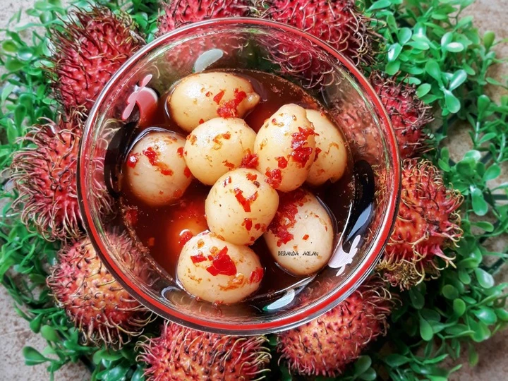Easy Steps to Make Recipes Asinan Rambutan the Delicious Tasty.