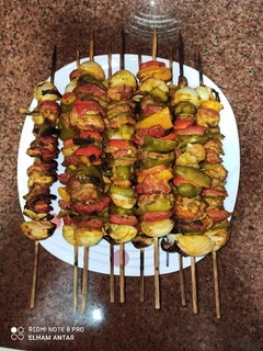 صورة لوصفة شيش طاووق