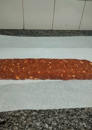Una foto de SALCHICHÓN DE CHOCOLATE "BARILOCHE"
