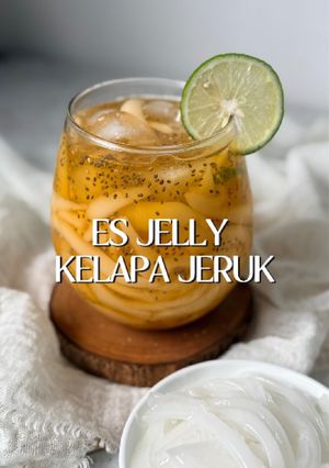 Foto resep Jelly Kelapa Jeruk