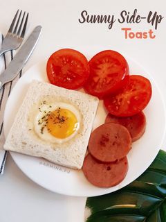 Foto resep Sunny Side Up Toast