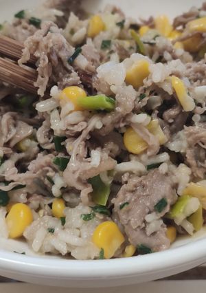 Une photo de (⭐⭐) Lamb rice