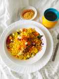 Batata poha (Quick Healthy Breakfast)